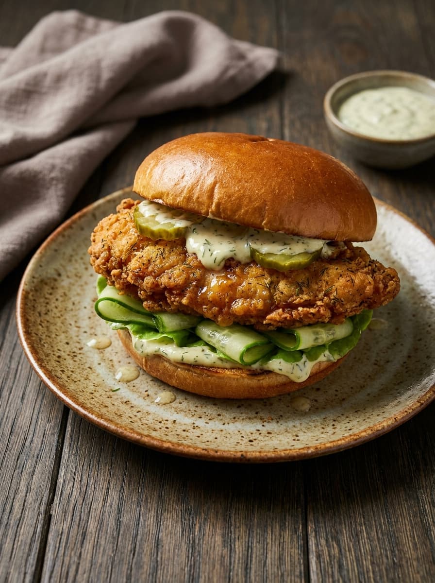Crispy Dill Chicken Sandwich