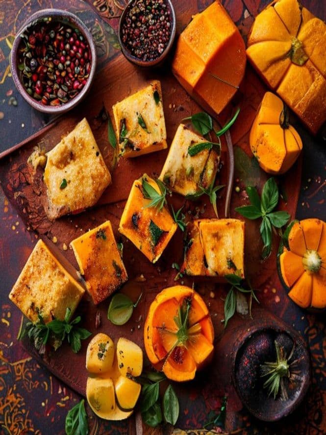 Spicy Pumpkin Tofu Tagine
