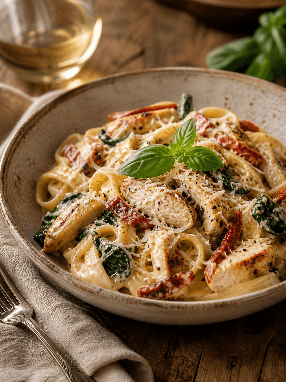 Tuscan Chicken Pasta